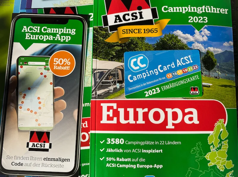 ACSI Campingcard 2024 - Günstig Campen in Europa!