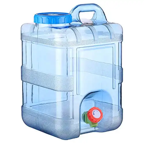 Camping Wasser behälter Wasser behälter mit abnehmbarem Abfluss hahn pe  Trinkwasser kanister bpa kostenlos für Outdoor-Wander camping